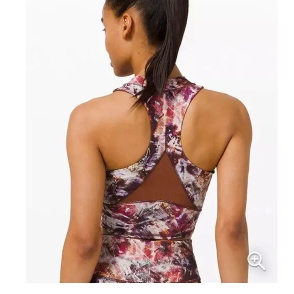 Lululemon Everlux And Mesh Cropped Tank Top 8 - Picture 3 of 13